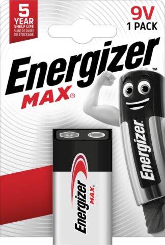 Batteria Transistor 9V Batteria Transistor 9V Energizer MAX (ord.min.1.00 unità)