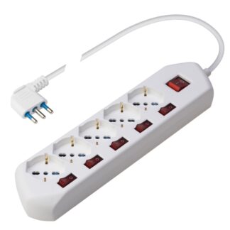 Multipresa tavolo Multipresa tavolo Scame PP2509R 10/16A Multiswitch Bianco (ord.min.1.00 unità)