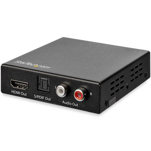 Scheda audio Scheda audio Startech.Com HD202A Estrattore Audio HDMI 4K 60Hz Black (ord.min.1.00 unità)