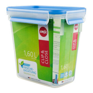 Contenitore alimenti Contenitore alimenti Emsa 508543 CLIP & CLOSE Azzurro e Trasparente (ord.min.1.00 unità)