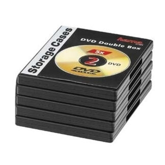 Set custodie CD e DVD Set custodie CD e DVD Hama 00051294 5 pz Doppie Black (ord.min.1.00 unità)