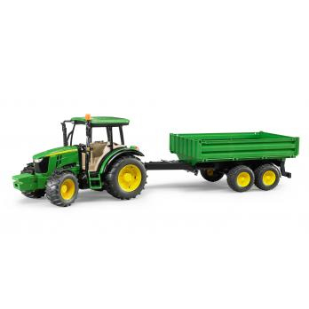 Mezzo agricolo Mezzo agricolo Bruder 02108 JOHN DEERE Trattore con Rimorchio (ord.min.1.00 unità)
