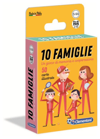 Set carte da gioco Carte gioco Clementoni 16172 10 Famiglie (ord.min.1.00 unità)