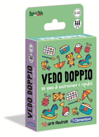 Set carte da gioco Carte gioco Clementoni 16177 Vedo Doppio (ord.min.1.00 unità)