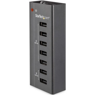 Caricabatterie USB Caricabatterie Startech.Com ST7C51224EU 7 porte Black (ord.min.1.00 unità)