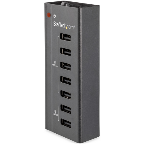 Caricabatterie USB Caricabatterie Startech.Com ST7C51224EU 7 porte Black (ord.min.1.00 unità)
