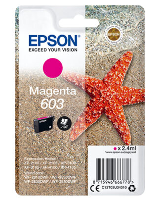 Cartuccia stampante Cartuccia stampante Epson C13T03U34010 603 (ord.min.1.00 unità)
