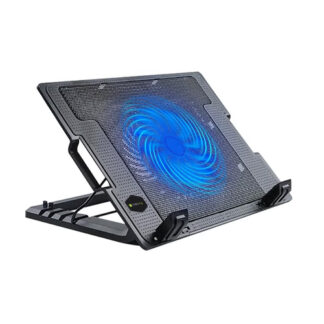 Base raffreddamento Techly ICOOL CP12TY ICOOL Black e Blue Base raffreddamento notebook (ord.min.1.00unità)