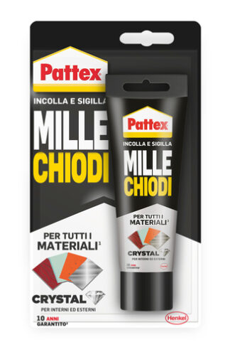 Colla montaggio Colla montaggio Pattex 2449235 MILLE CHIODI Crystal Trasparente (ord.min.1.00 unità)