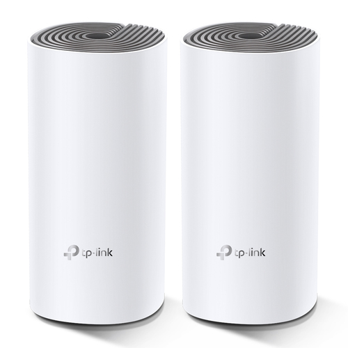Set mesh Wi Fi Set mesh Tp Link E4 DECO AC1200 White e Gray (ord.min.1.00 unità)