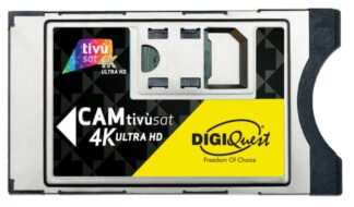 Modulo CAM Modulo CAM Digiquest BUNDLETVSAT4K TIVUSAT 4K Ultra Hd con Tessera (ord.min.1.00 unità)