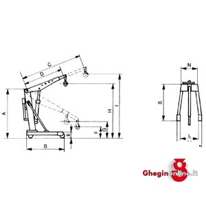 GRU IDRAULICHE A CARRELLO TIPO FISSO 2227D 1000 GRU IDRAULICHE mobile hydraulic cranes Prod. SCU - immagine 2