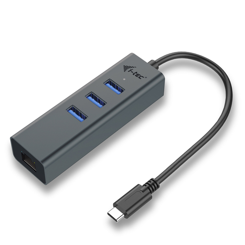 Hub multiporta HUB i tec C31METALG3HUB METAL USB C Grey (ord.min.1.00 unità)
