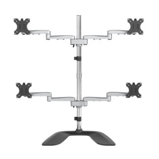 Supporto monitor TV scrivania Supporto monitor TV scrivania Startech.Com ARMQUADSS 4 monitor Silver (ord.min.1.00 unità)