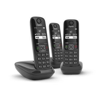 Cordless Cordless Gigaset L36852 H2816 K111 AS SERIES As690 Black (ord.min.1.00 unità)