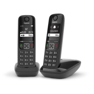 Cordless Cordless Gigaset L36852 H2816 K101 AS SERIES As690 Duo Black (ord.min.1.00 unità)