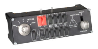 Strumentazione simulatore volo Strumentazione simulatore volo Saitek 945 000012 PRO FLIGHT Switch Pan (ord.min.1.00 unità)