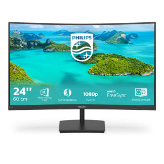 Monitor Monitor Philips 241E1SCA 00 E LINE Curvo Black (ord.min.1.00 unità)