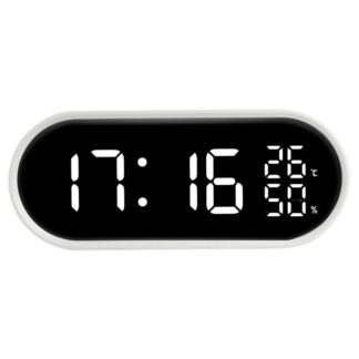 Sveglia Sveglia Lowell JE5110B JUSTAMINUTE Multifunzione touch con snooze Bian (ord.min.1.00 unità)