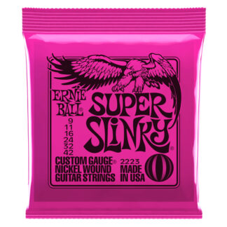 Set muta corde elettrica Set muta corde elettrica Ernie Ball P03223 SUPER SLINKY 3 Pack (ord.min.1.00 unità)
