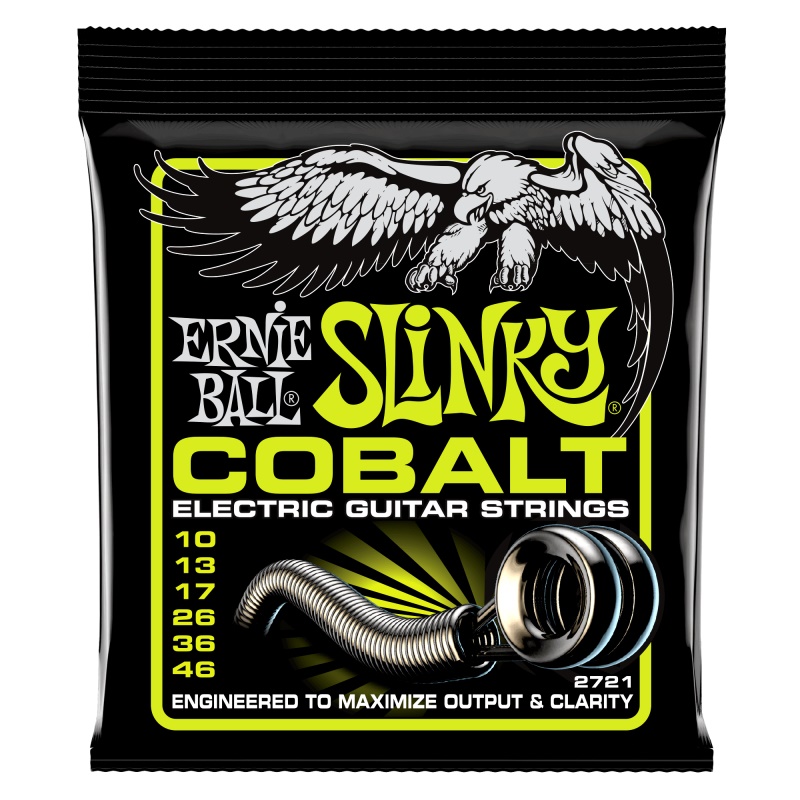 Muta corde chitarra elettrica Muta corde chitarra elettrica Ernie Ball P02721 REGULAR SLINKY COBALT (ord.min.1.00 unità)