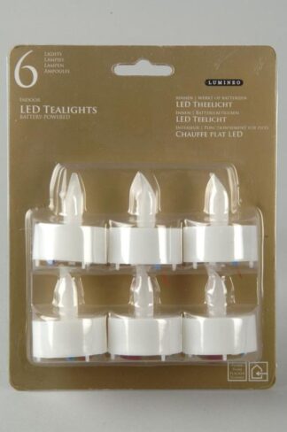 Set candele led Set candele led Kaemingk 482264 Tea light Bianco caldo (ord.min.1.00 unità)