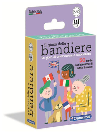 Set carte da gioco Carte gioco Clementoni 16564 Delle Bandiere (ord.min.1.00 unità)