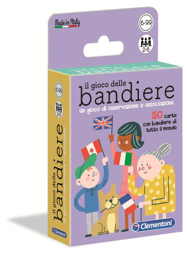 Set carte da gioco Carte gioco Clementoni 16564 Delle Bandiere (ord.min.1.00 unità)