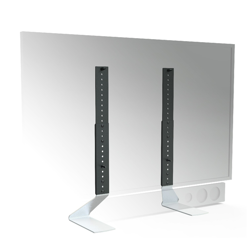 Supporto monitor TV scrivania Supporto monitor TV scrivania Itb ER035310 ERARD Fit Up Xl Black e Sil (ord.min.1.00 unità)