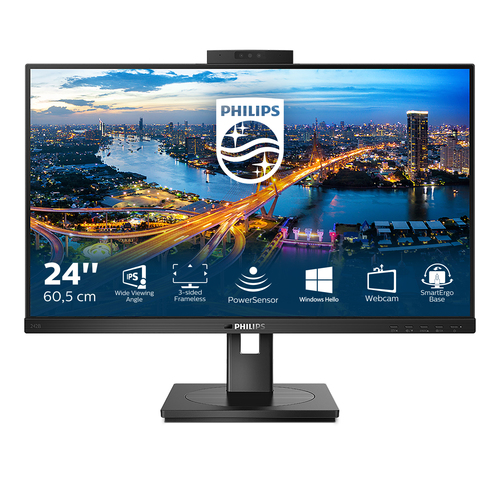Monitor Monitor Philips 242B1H 00 B LINE Windows Hello Black (ord.min.1.00 unità)