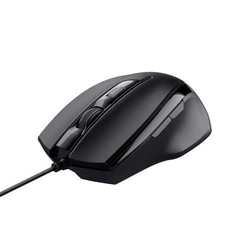 Mouse Mouse Trust 23650 VOCA Comfort Wired Black (ord.min.1.00 unità)