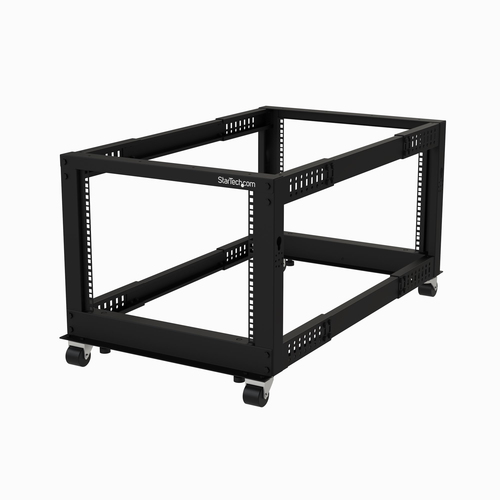 Armadio rack Armadio rack Startech.Com 4POSTRACK8U Design a Telaio Aperto 8U Black (ord.min.1.00 unità)