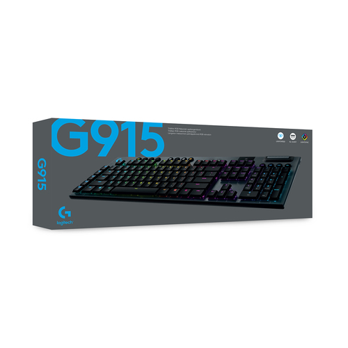 Tastiera computer Logitech 920 008910 G SERIES G915 Lightspeed Black Tastiera computer (ord.min.1.00unità)