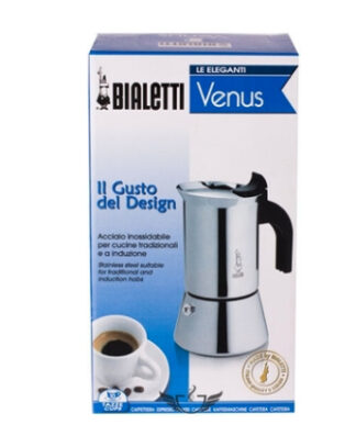 Caffettiera Caffettiera Bialetti 0007255 CNNP VENUS INDUCTION Cromo lucido (ord.min.1.00 unità)