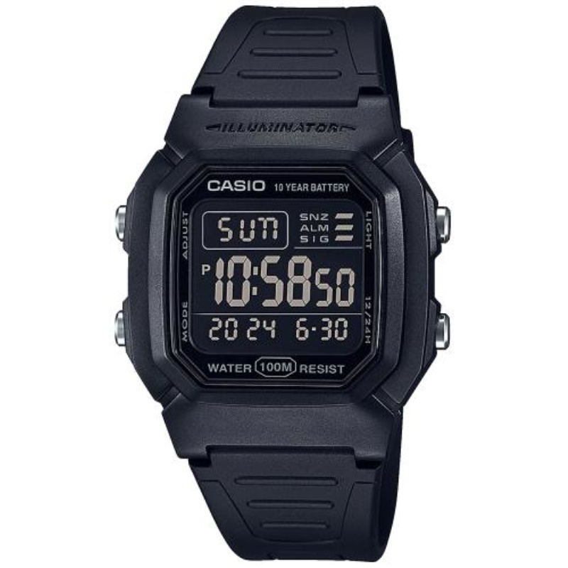 Orologio polso Orologio Casio W 800H 1BVES COLLECTION Black (ord.min.1.00 unità)