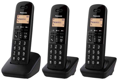 Cordless Cordless Panasonic KX TGB613JTB Dect Black (ord.min.1.00 unità)