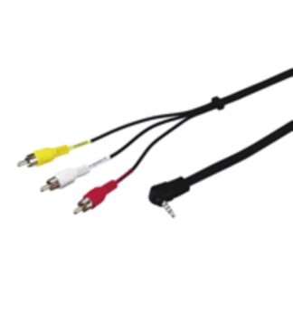 Cavo adattatore Cavo adattatore Goobay 50209 ICOC 3RCAM 018 Black (ord.min.1.00 unità)