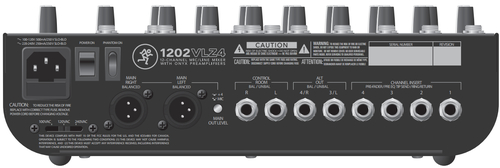 Mixer disc jockey Mixer disc jockey Mackie 1202VLZ4 VLZ4 SERIES Black (ord.min.1.00 unità)