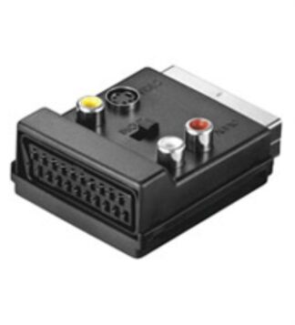 Connettore video Connettore video Techly IADAP SCART 312 Scart Adapter in Out Black (ord.min.1.00 unità)