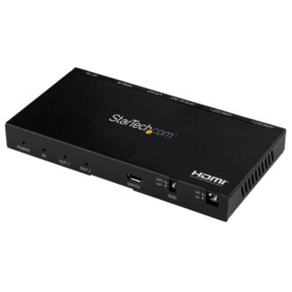 Splitter HDMI Splitter HDMI Startech.Com ST122HD20S 4K 60Hz con Scaler Video Black (ord.min.1.00 unità)
