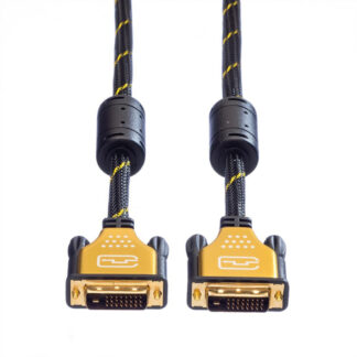 Cavo DVI Cavo DVI Itb 11 04 5512 TOP Dual link Black e Bronze (ord.min.1.00 unità)