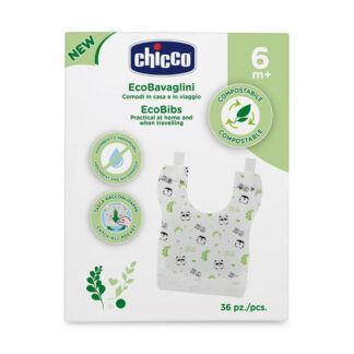 Set bavaglini Set bavaglini Chicco 00010399000000 monouso compostabile (ord.min.1.00 unità)