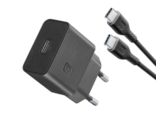 Caricabatterie USB Caricabatterie Cellular Line ACHSMKITC2CPD25WK SUPER FAST CHARGER KIT (ord.min.1.00 unità)
