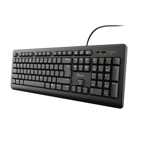 Tastiera computer Tastiera computer Trust 23882 PRIMO Wired Black (ord.min.1.00 unità)