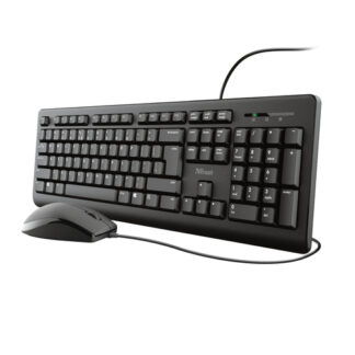 Tastiera e mouse Tastiera e mouse Trust 23971 PRIMO Wired Black (ord.min.1.00 unità)