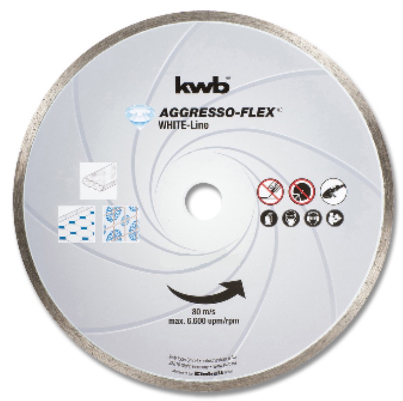 Disco diamante smerigliatrice Disco Kwb 725240 WHITE LINE DIAMANT (ord.min.1.00 unità)