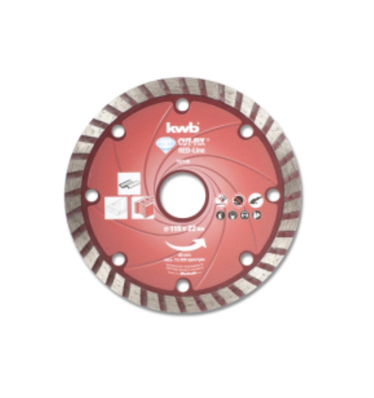Disco diamante smerigliatrice Disco Kwb 797540 RED LINE DIAMANT (ord.min.1.00 unità)