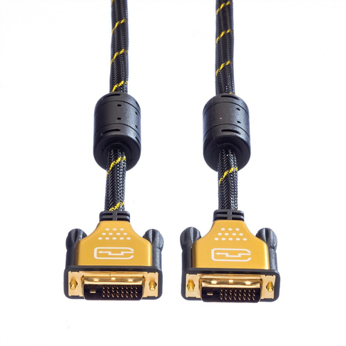 Cavo DVI Cavo DVI Itb RO11 04 5513 TOP Dual Link Black e Bronze (ord.min.1.00 unità)