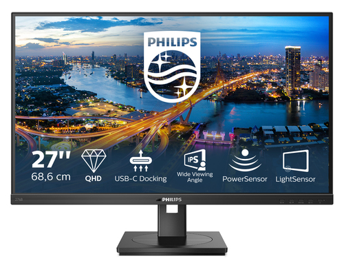 Monitor Monitor Philips 276B1 00 B LINE Docking Usb C Black (ord.min.1.00 unità)