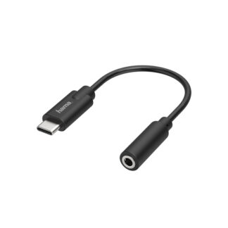 Connettore computer Connettore computer Hama 00200318 Usb Type C a Jack 3.5 Mm Black (ord.min.1.00 unità)